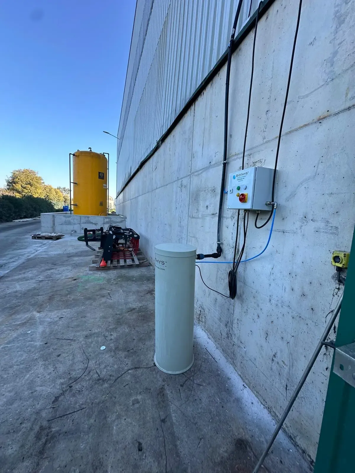 Microtec después del scrubber