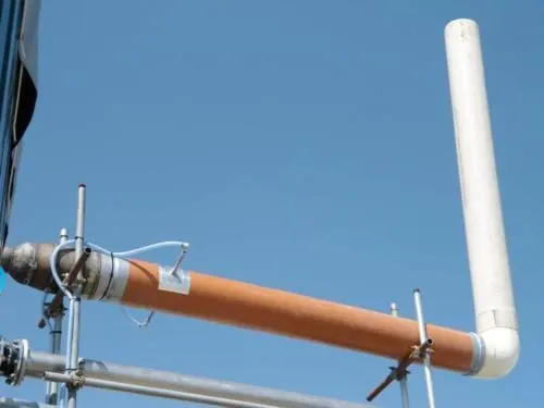 Rampa de difusión acoplada a una chimenea