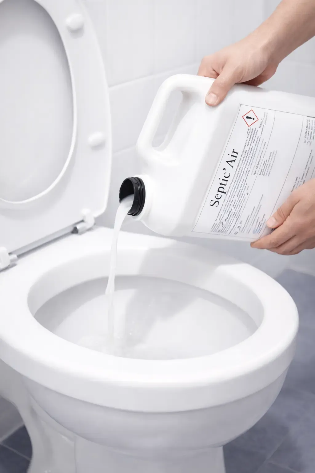 SEPTIC AIR para el desagüe de un baño