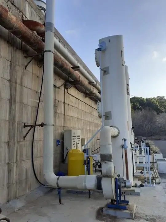 Lavado de gases con Scrubbers o torres de lavado