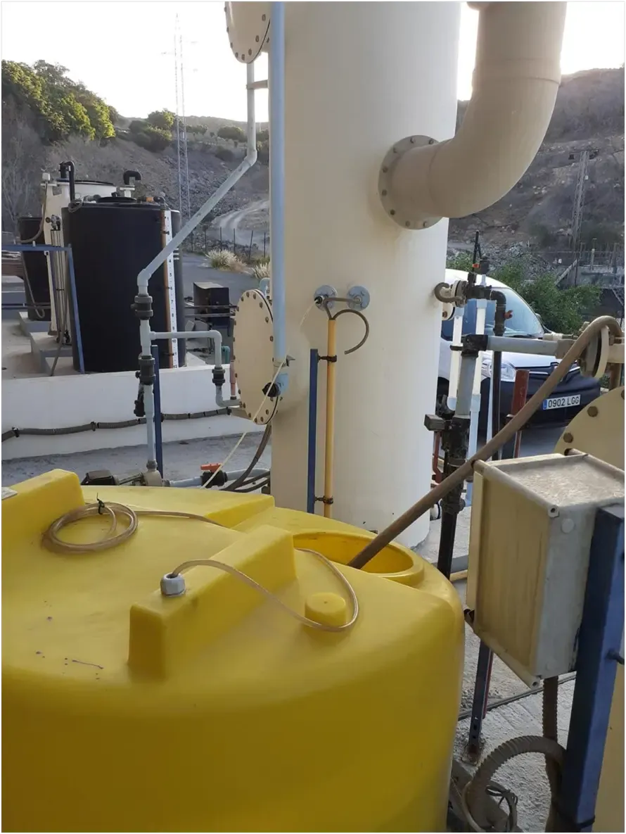 Olores en depuradoras industriales