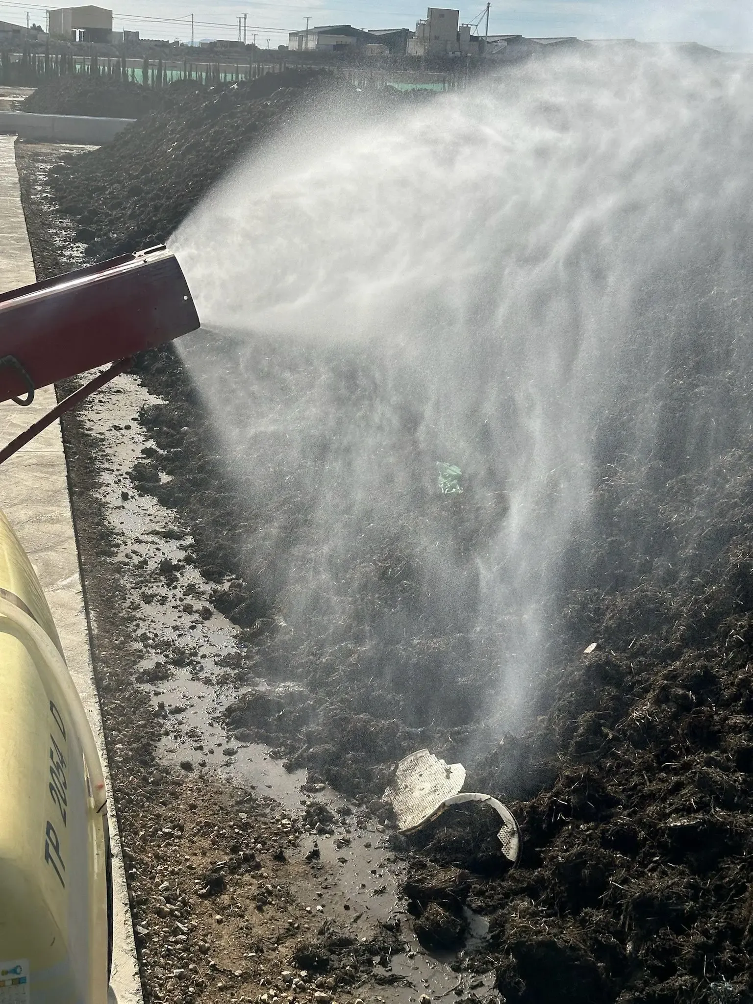 Neutralización de olores en compost industrial