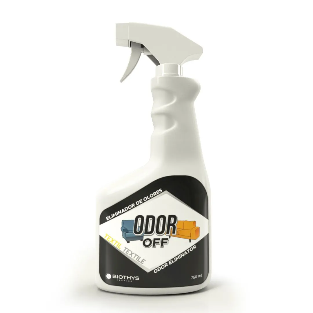 Spray ODOR OFF TEXTILES de 750 ml, vista frontal